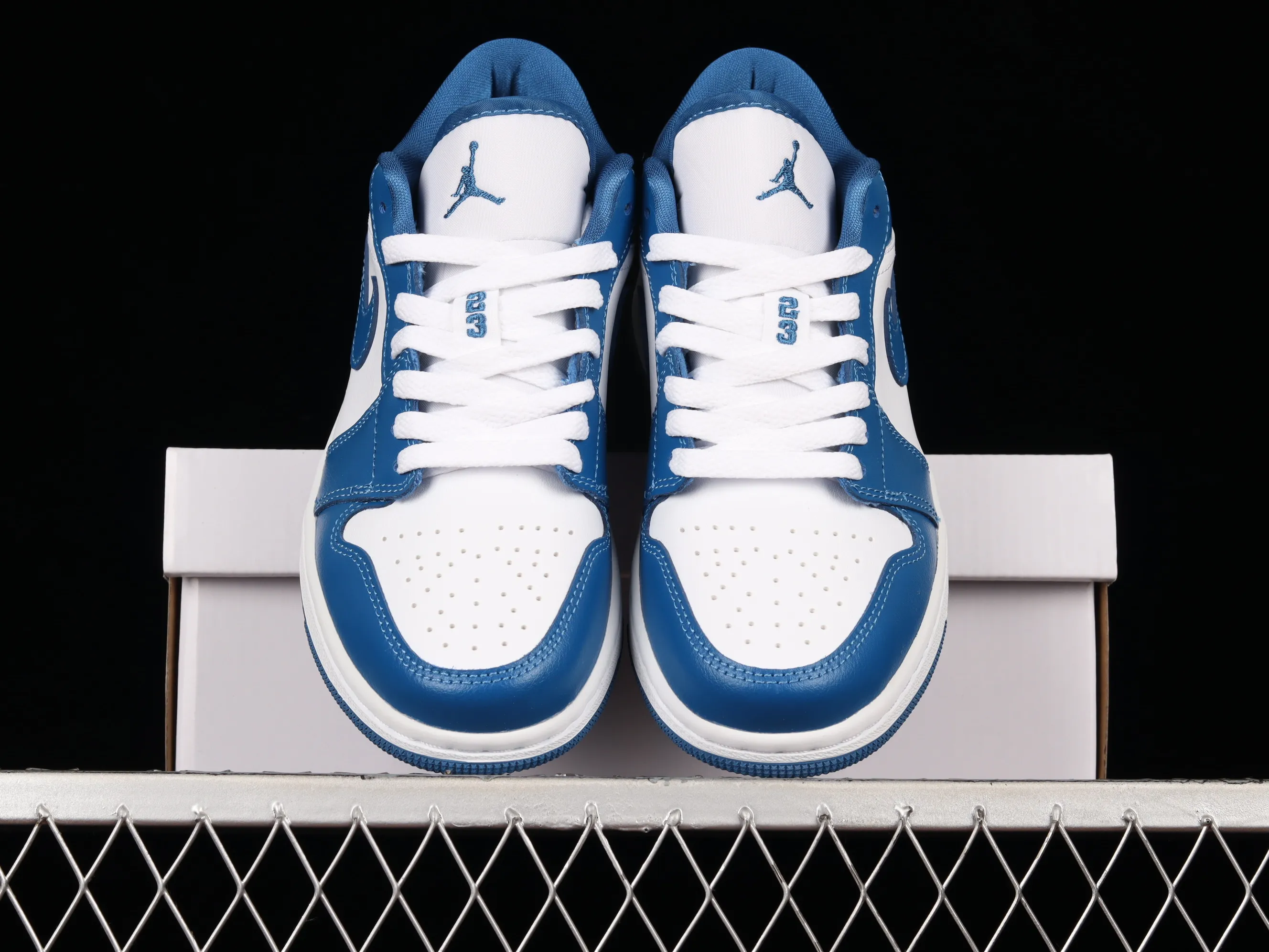 All categories Air Jordan Jordan series basketball shoes Air Jordan 1 Low G version pure original Air Jordan 1 Low "Dark Marina Blue" AJ1 Joe 1 University Blue DC0774-114